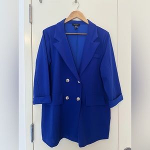 ASOS New Look Curve Blazer in Blue